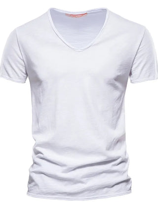 Fraser | Soft Cotton Summer T-Shirt – White