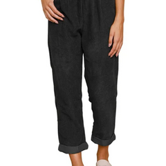 Nellie | Timeless Relaxed Casual Pants – Black