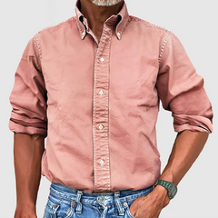 Elliot | Men's Wrinkle-Free Long Sleeve Shirt – Pink