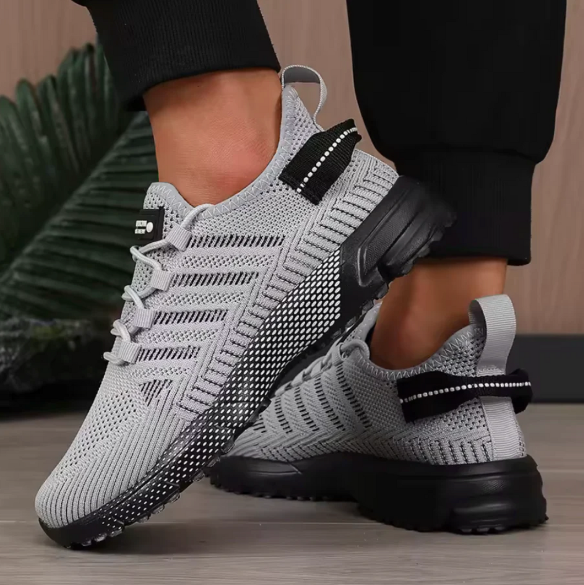 Ewan | Breathable Lightweight Sneakers with Non-Slip Sole – Grey