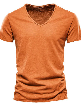 Fraser | Soft Cotton Summer T-Shirt – Orange