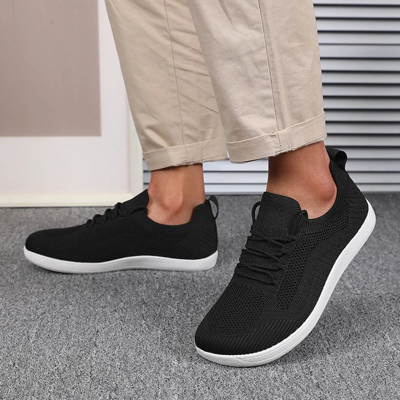 Dalton | Breathable Mesh Wide Toe Sneakers