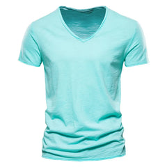 Fraser | Soft Cotton Summer T-Shirt – Mint Green