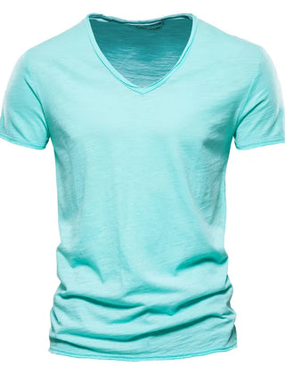 Fraser | Soft Cotton Summer T-Shirt – Mint Green