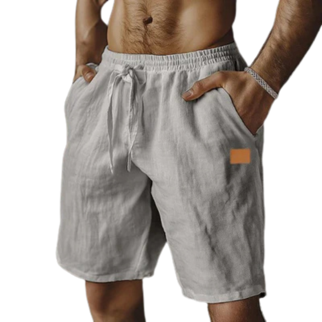 Quill | Relaxed Fit Linen Shorts