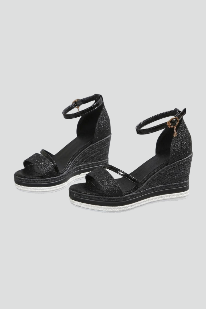 Hermione | Cushioned Low Platform Slide Sandals