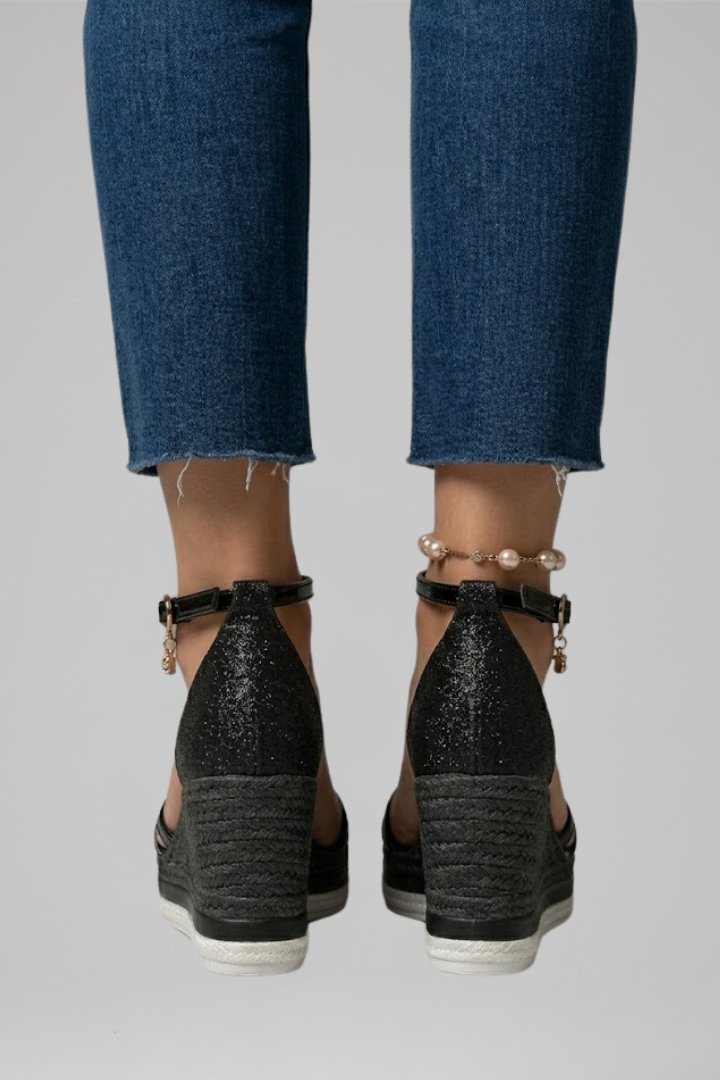 Hermione | Cushioned Low Platform Slide Sandals