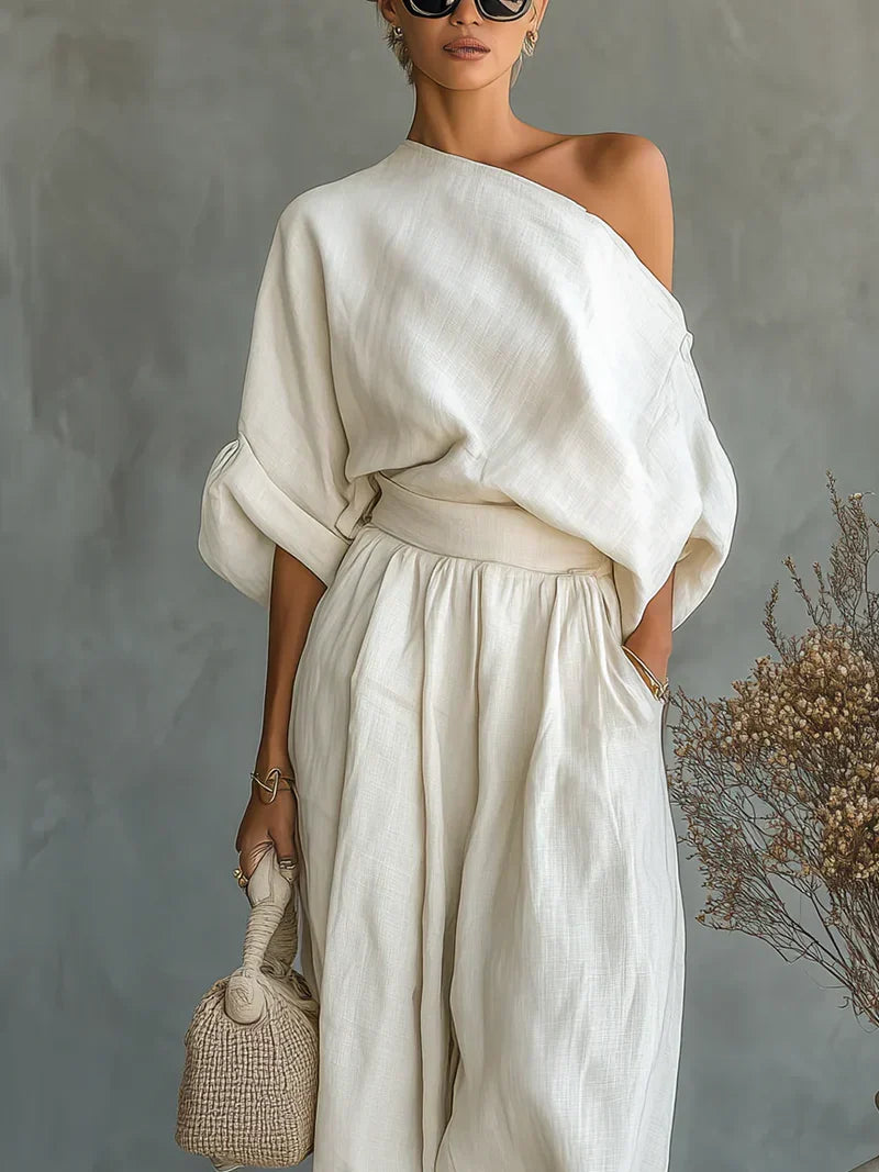 Kitty | Off-Shoulder Two Piece Set