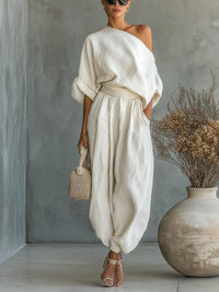 Kitty | Off-Shoulder Two Piece Set