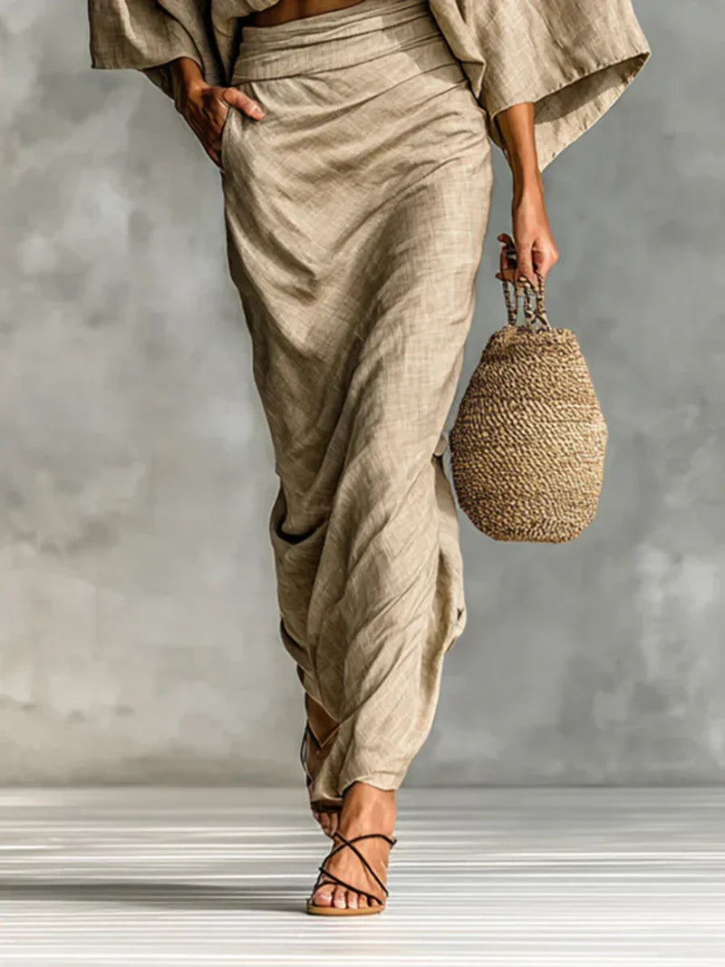 Vivienne | Two Piece Set with Long Skirt