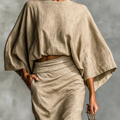 Vivienne | Two Piece Set with Long Skirt