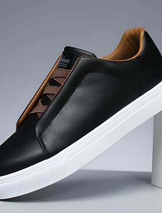 Ezra | Classic Vegan Everyday Sneakers – Black