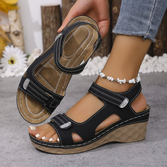 Greer | Orthopaedic Sandals with Cushioned Sole – Black