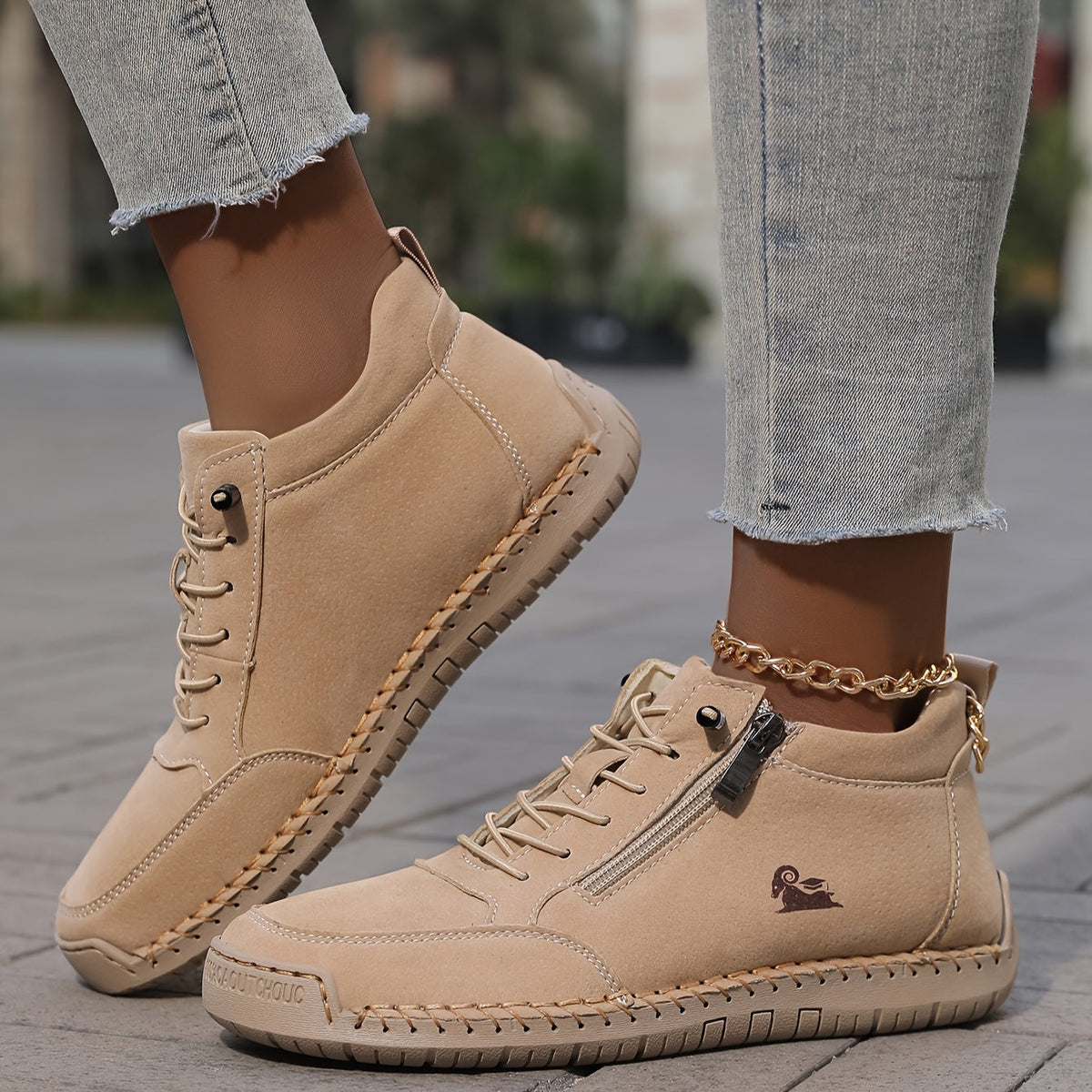 Lorelei | Everyday Orthopaedic Comfort Shoes – Khaki