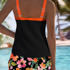 Coco | Two Piece Tankini with Swim Shorts
