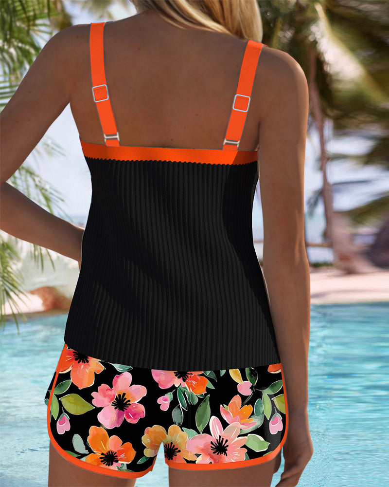 Coco | Two Piece Tankini with Swim Shorts