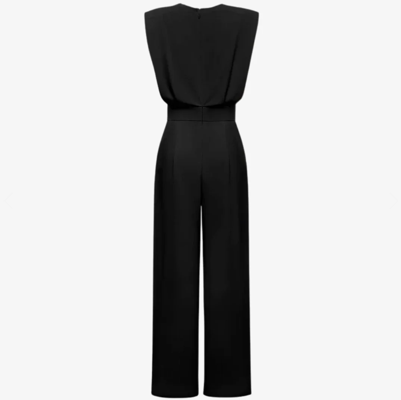 Maren | Belted Wide Leg Jumpsuit