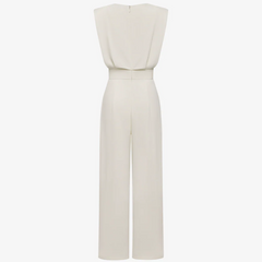 Maren | Belted Wide Leg Jumpsuit