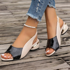 Mireille | Chic Cushioned Wedge Sandals