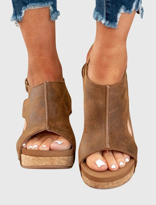 Bronwen | Orthopaedic Strap Comfort Sandals – Brown