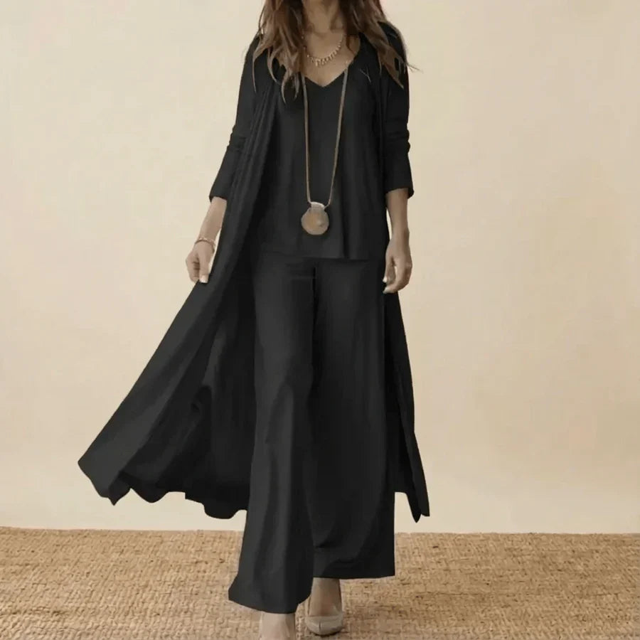 Goldie | Elegant Three Piece Set – Black
