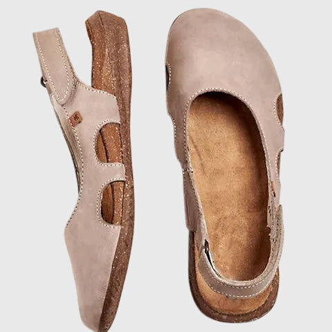 Sybil | Orthopaedic Sandals with Bold Straps – Pink
