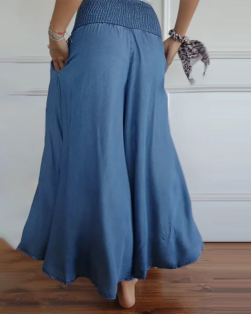 Clementine | High Waisted Wide Leg Pants