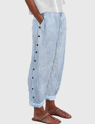 Frankie | Effortless Wide Leg Pants – Blue