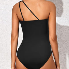 Odette | One Shoulder Swimsuit with Ruched Detail