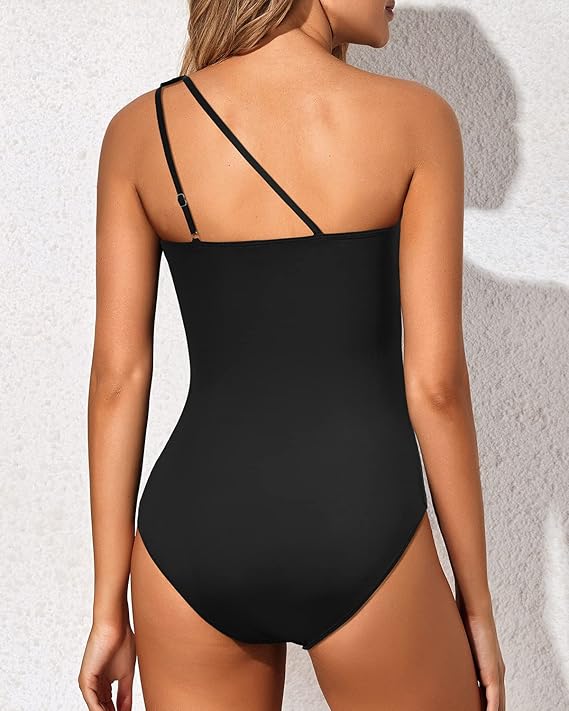 Odette | One Shoulder Swimsuit with Ruched Detail