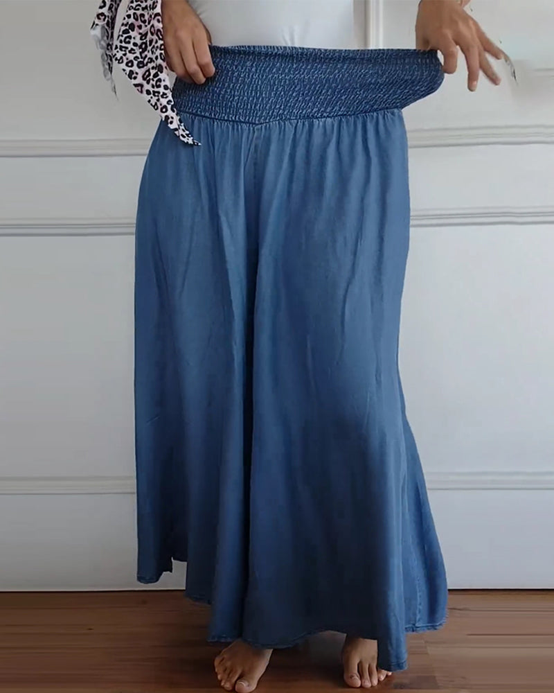 Clementine | High Waisted Wide Leg Pants