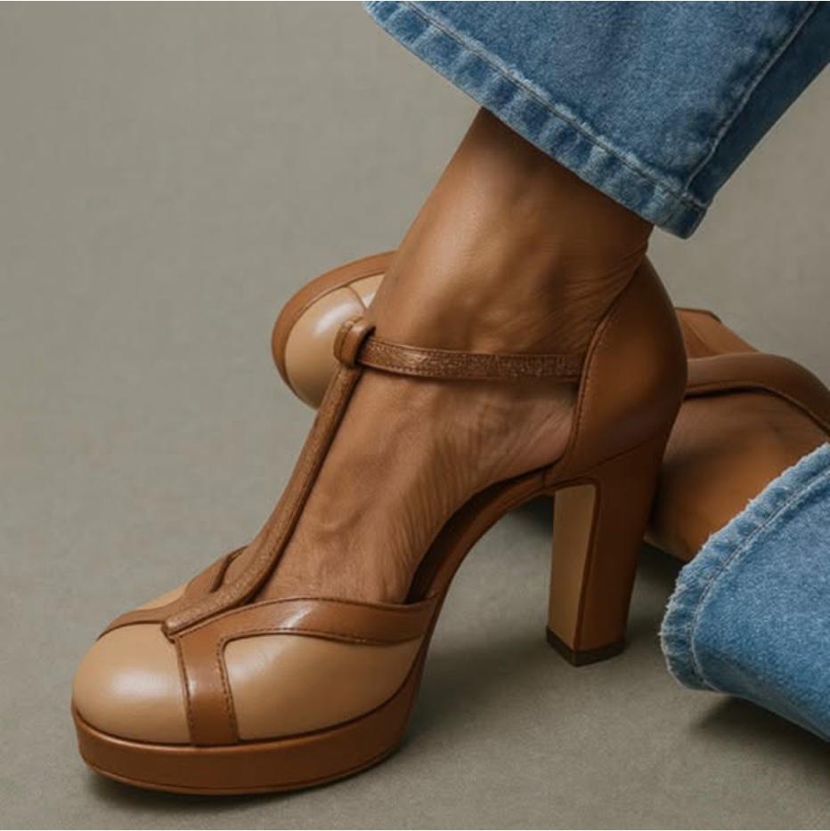 Dahlia | Elegant Orthopaedic Heeled Sandals