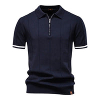 Bodhi | Knit Polo with Zip Collar