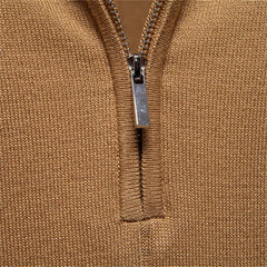 Bodhi | Knit Polo with Zip Collar
