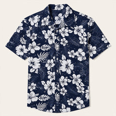 Elio | Tropical Hawaiian Shirt with Coconut Print