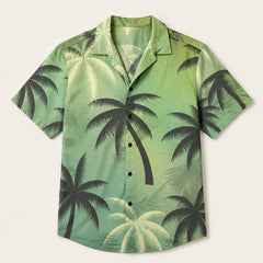Elio | Tropical Hawaiian Shirt with Coconut Print