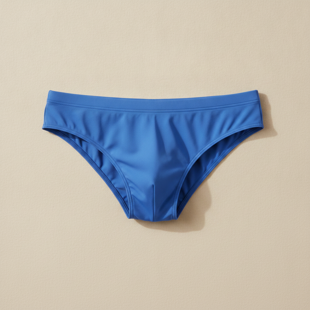 Wes | Men's Bright Swim Briefs with Drawstring – Electric Blue