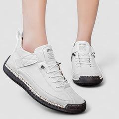 Davina | Cushioned Orthopaedic Wide Fit Sneakers – White