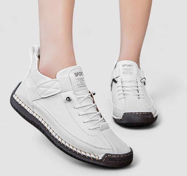 Davina | Cushioned Orthopaedic Wide Fit Sneakers – White