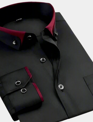 Miles | Classic Long Sleeve Shirt – Black