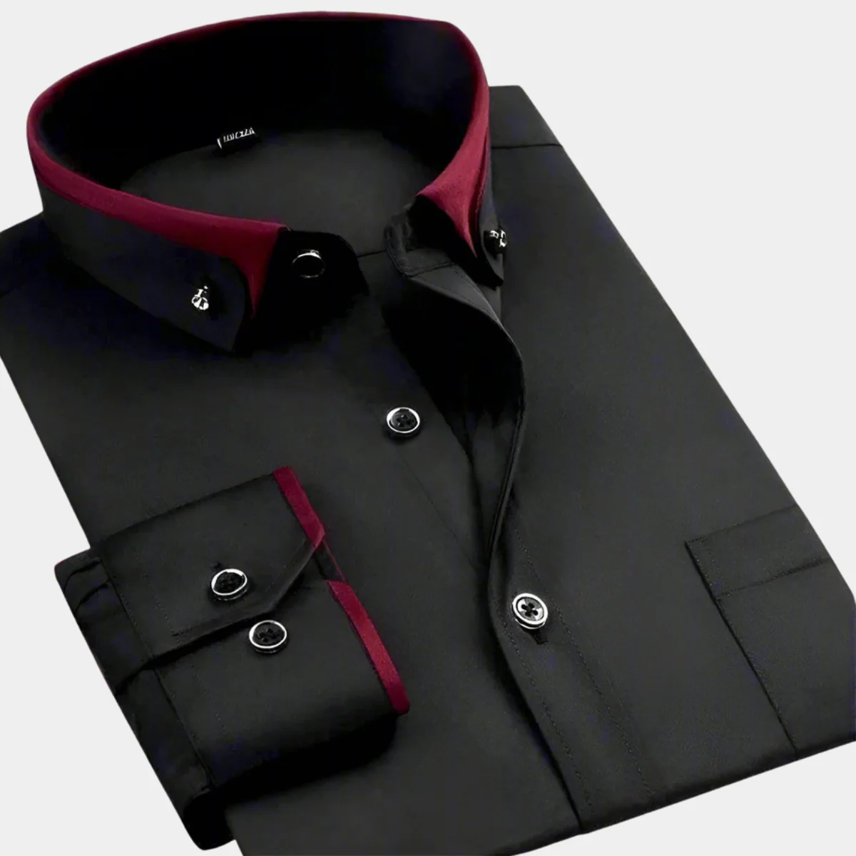 Miles | Classic Long Sleeve Shirt – Black