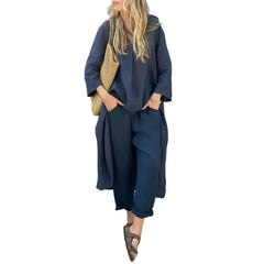 Tessa | Complete Two Piece Set – Navy