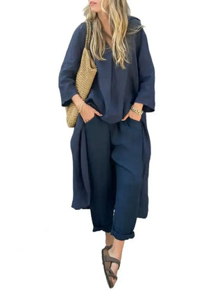 Tessa | Complete Two Piece Set – Navy