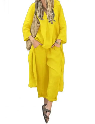 Tessa | Complete Two Piece Set – Yellow