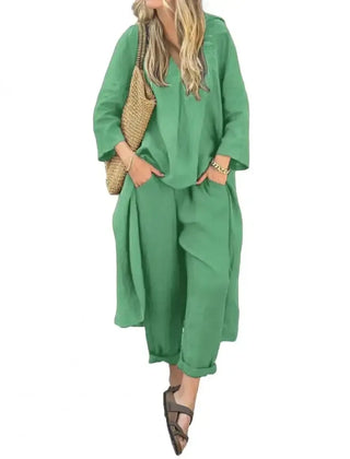Tessa | Complete Two Piece Set – Green
