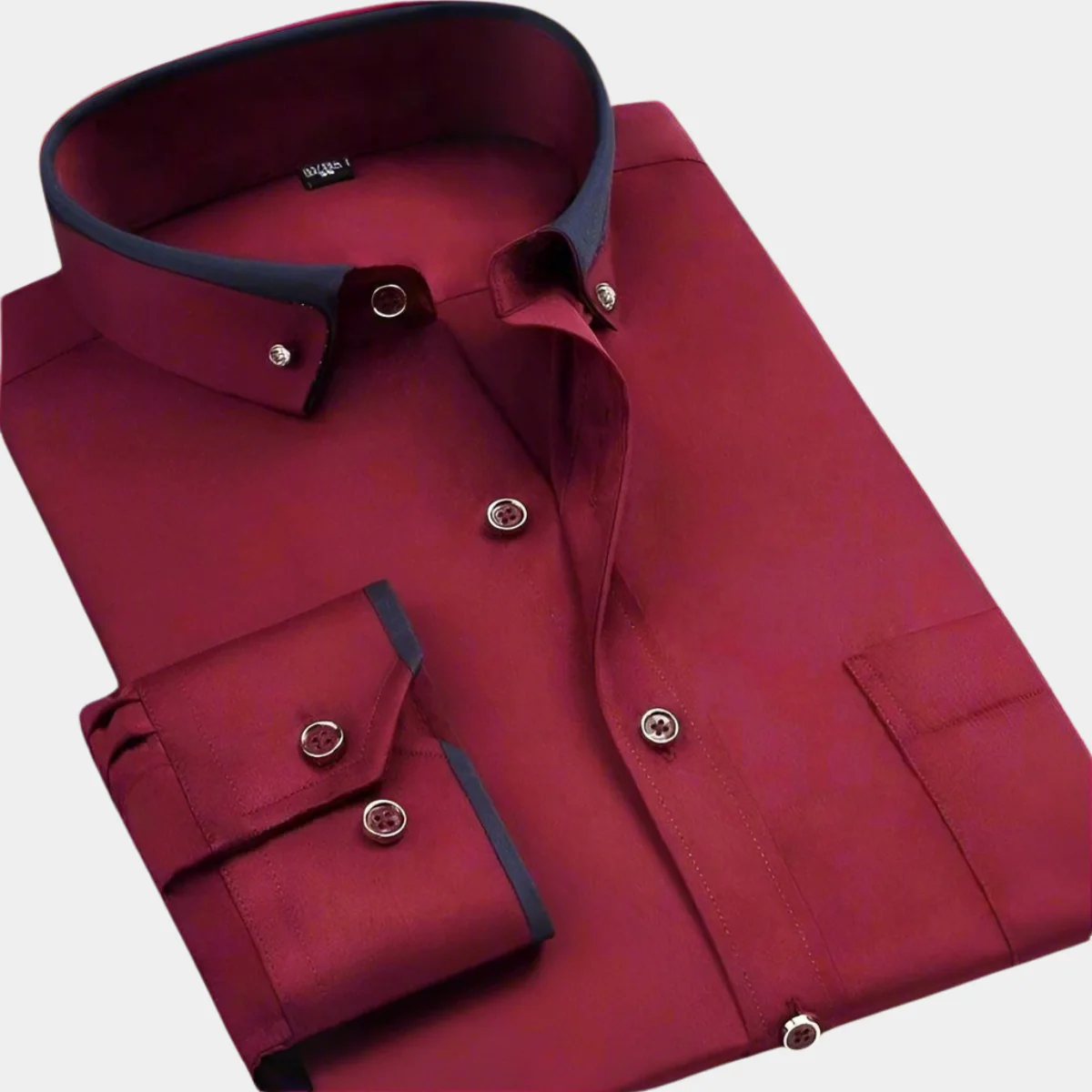 Miles | Classic Long Sleeve Shirt – Red