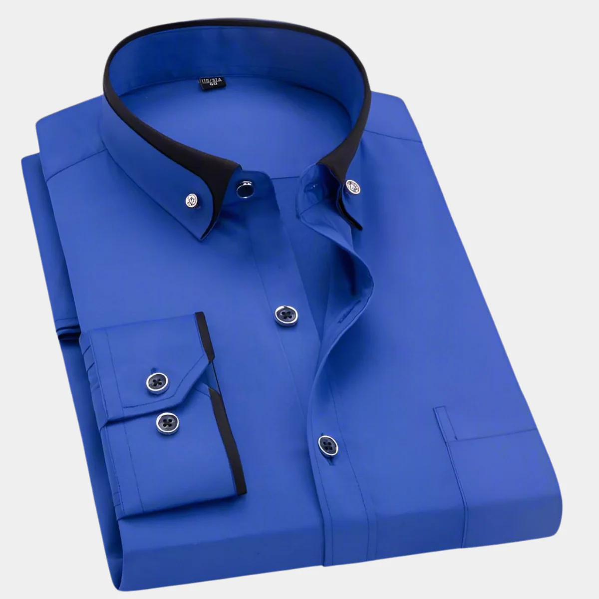 Miles | Classic Long Sleeve Shirt – Blue