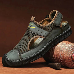 Hendrix | Men's Closed Toe Orthopaedic Sandals – Green