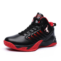 Cassius | Men's High-Top Basketball Sneakers – Red