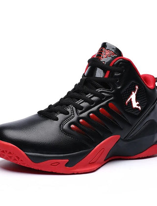 Cassius | Men's High-Top Basketball Sneakers – Red